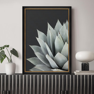 "Agave plante, gros plan, botanique, illustrations, impressionnisme, décoration murale"
