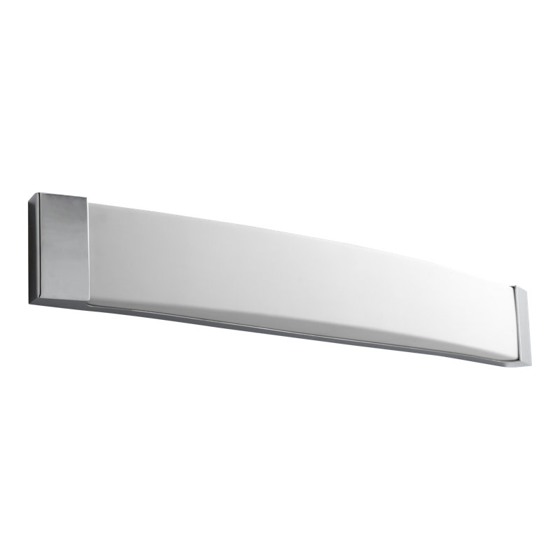 Barre d’éclairage de salle de bain 2 lumières Alivia, Chrome poli