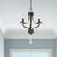 Lustre 3 lumières façon bougie Burvale