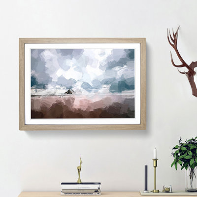 Beach in Sopelana Spain in Abstract - Picture Frame Photograph Print