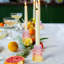 Glass Candlestick Holders Tealight Candle Holders For Table Centerpieces, Wedding Decor And Dinner Party (3 Pcs, Purple-Pink-Yellow)