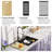 Versatile Double Bowl Kitchen Sink With Advanced Features For Optimal Functionality