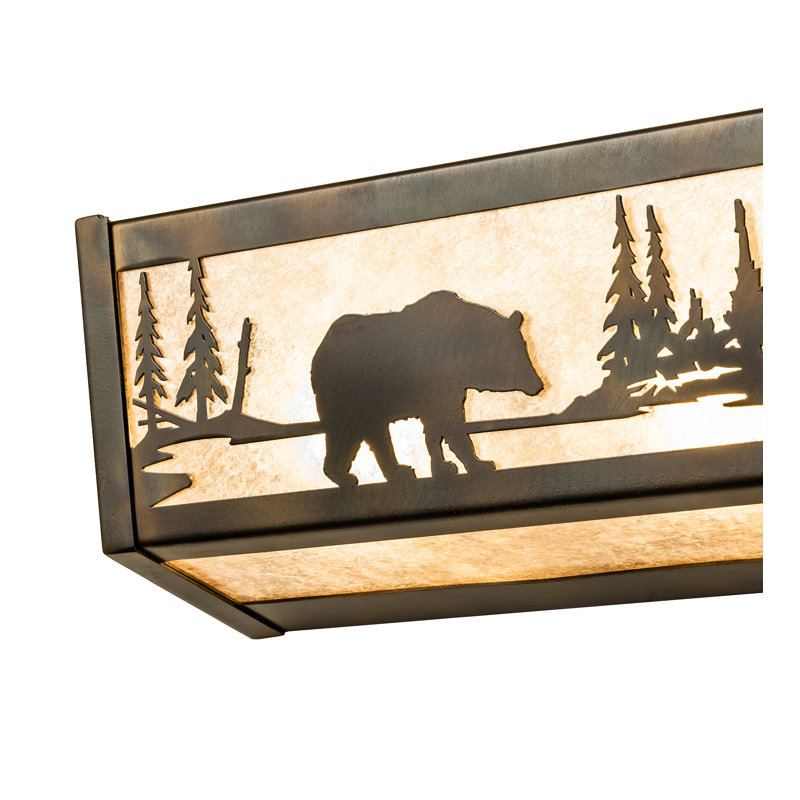 4 - Light Vanity Light, Burnished Antique Copper