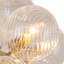 Lustre spoutnik 12 lumières à intensité variable moderne avec globe en verre-312046081