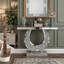 45.27 " W Glass Top Console Table