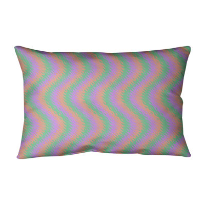 Katelyn  Elizabeth Indoor/Outdoor Striped Lumbar Pillow