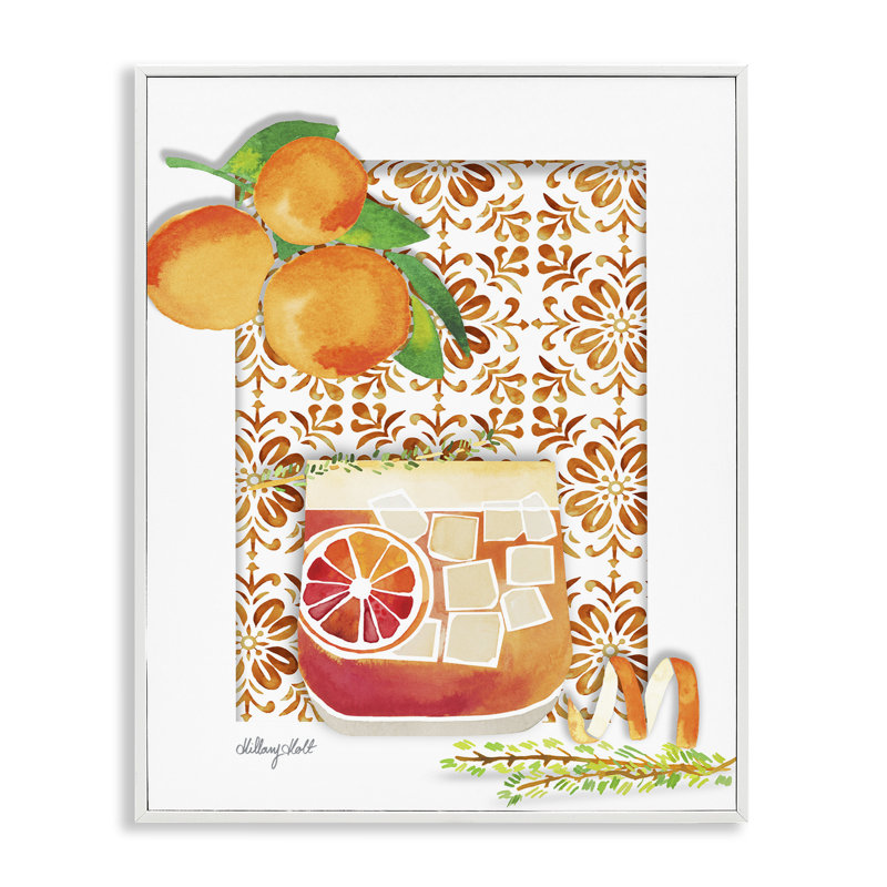 Giclée encadrée, motif méditerranéen, par Hillary Holt, H 30 po x l 24 po, Giclée encadrée blanc bord de mer