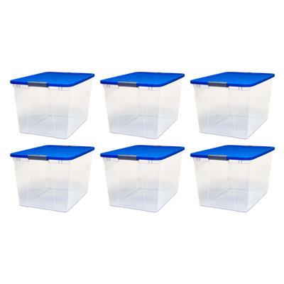 Homz Plastic Storage Tub & Tote