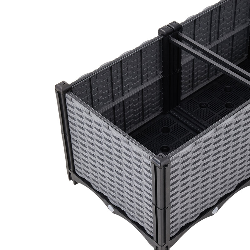 Plastic Raised Garden Bed Planter Box