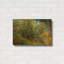 «Lilac Bush» par Vincent Van Gogh, art mural en métal doré, 24 po x 16 po-889712851