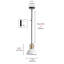 Luminaire suspendu à intensité variable 1-E26 Classic