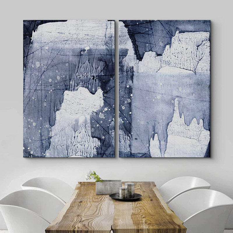 «Abstract Abstract Paint Effect», reproduction d'art sur toile, Toile tendue, H 16 po x l 24 po x P 2 po