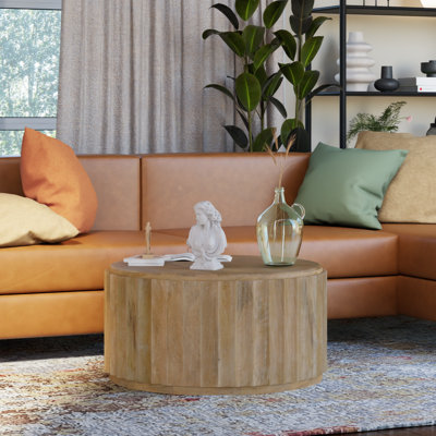 Table basse simple en bois massif Josiane