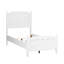 Lit simple à panneaux, commode et miroir-123294148-123294147