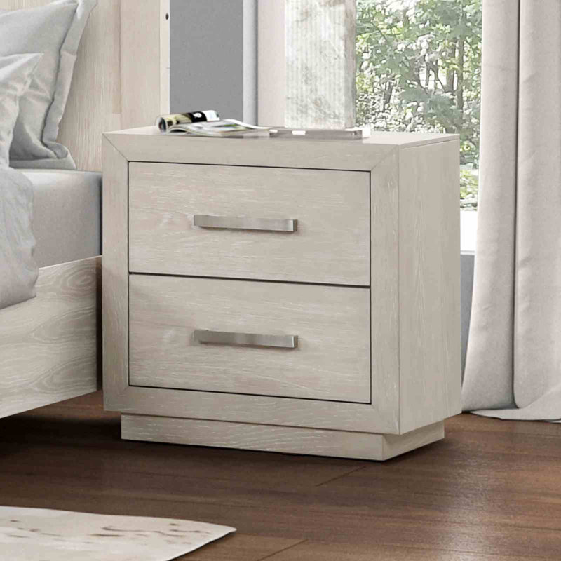 Mobilier de chambre à coucher style transitionnel 1pc
