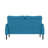 Upholstered Corduroy 2-Seater Loveseat Sofa-663584236