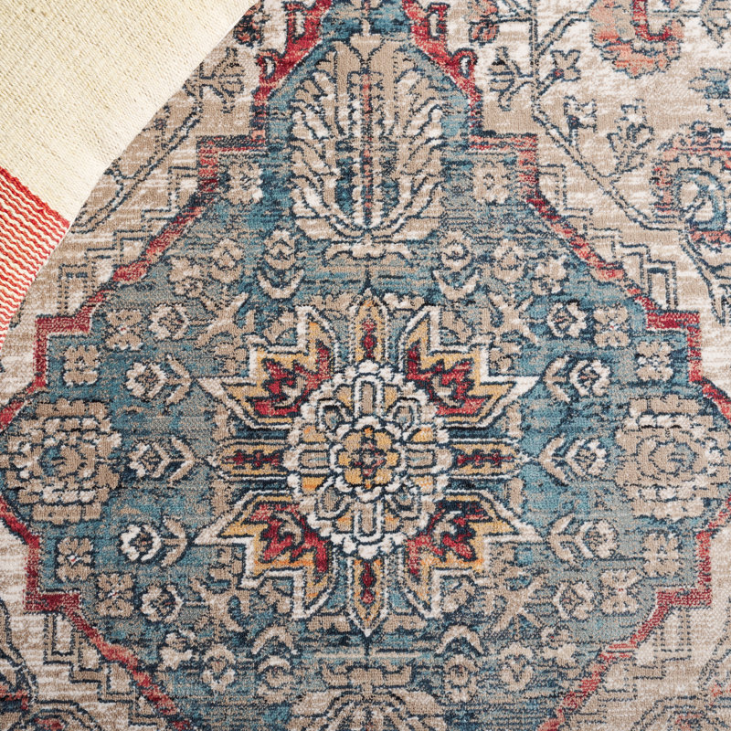 Rumsey Performance Oriental Rug, Rectangle 5' x 8'