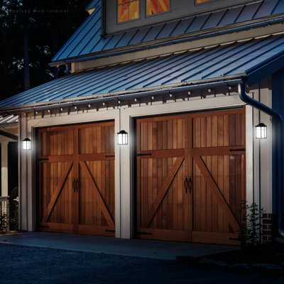 Ivesdale LED 3CCT Dusk to Dawn Outdoor Wall Light