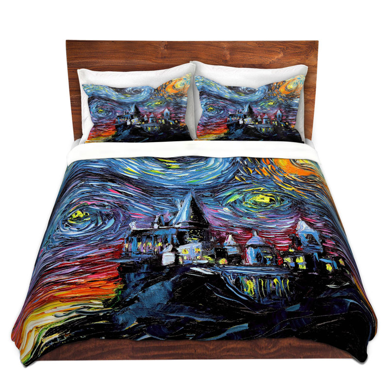 Abstract Duvet Cover Set, 1 Twin Duvet Cover + 1 Standard Sham