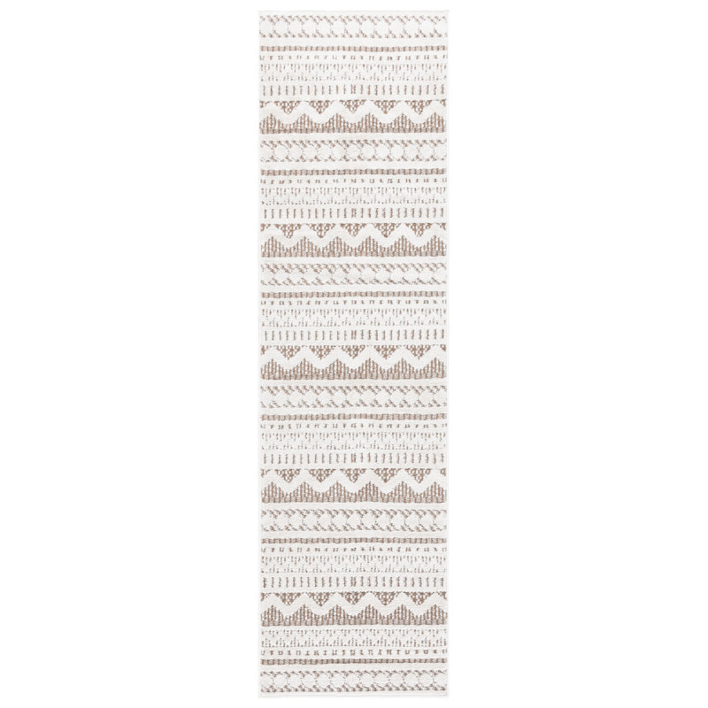 Tapis géométrique Delmontez Performance, Tapis de couloir 2 pi 2 po x 8 pi