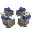 Ensemble de meubles de patio 6 pièces, ensemble de chaises pivotantes et pivotantes avec table d'appoint-825022510