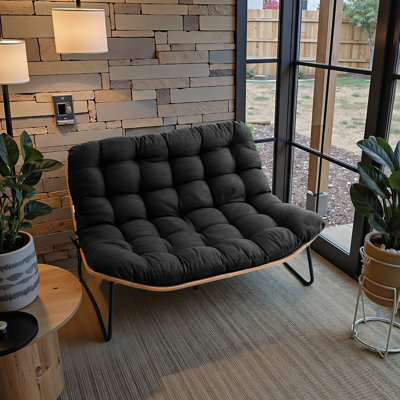 Lelsie 53.15" Wide Patio Loveseat