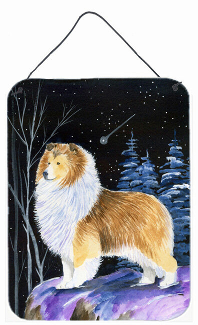 Caroline's Treasures Starry Night Sheltie by Suzanne Staines Painting ...