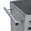 Coffre à outils à 7 tiroirs en métal avec glissières à roulement à billes, armoire de rangement verrouillable en acier sur roulettes pivotantes pour l'organisation d'ateliers.