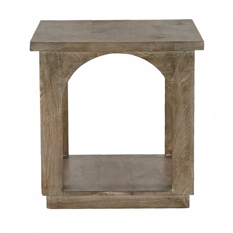 Ravenden Solid Wood End Table In North Creek Brown