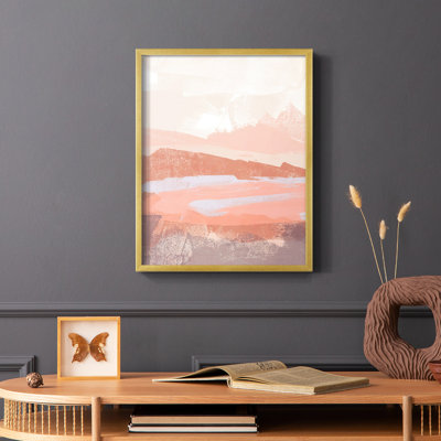 «Dusty Desert II», reproduction encadrée - bois massif