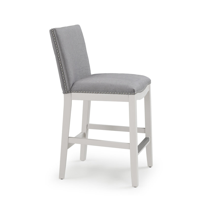 Tabouret de comptoir 25 po Delrosario, Gris
