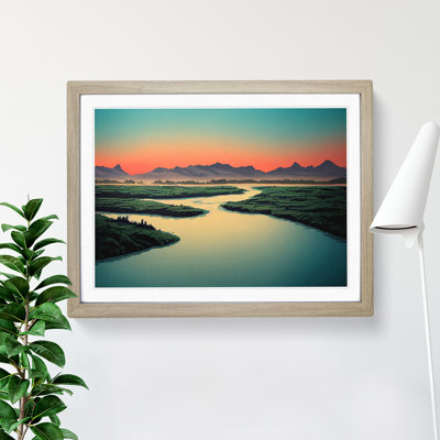 Mountain River Vol.5 - Framed Print