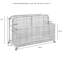Broughton Water Resistant Metal Towel Valet with Wheels in Distressed Gray/Brown