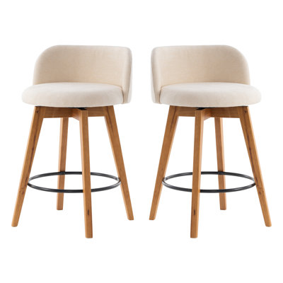 Tabourets de bar 26 po avec chenille