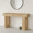 Natural Rectangular Console Table With Manufactured Wood Base For Versatile Entryway Spaces-224159954