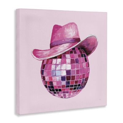 «Cowgirl Hat Disco Ball», art mural par Sarah Adams