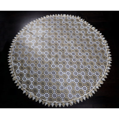 Nappe circulaire à motif géométrique Lecomte