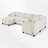 U-Shaped Sectional Sofa With Storage And USB Ports-679831699
