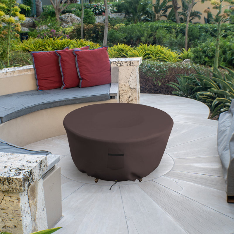 Outdoor Cover, 30.5cm H x 76.2cm W x 76.2cm D, Coffee