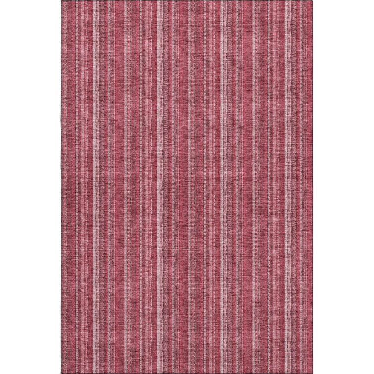 Premium Machine Washable Prisco Pink Rug