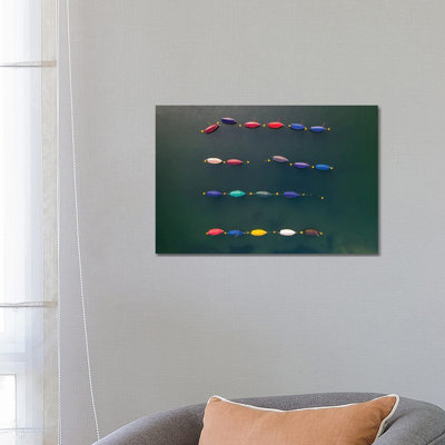 The Little Boats by Adam Burton - Wrapped Canvas Print