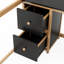 Lit mezzanine double en métal avec bureau, tiroirs et plateau de chevet, station de charge, prise USB et prise-851630200