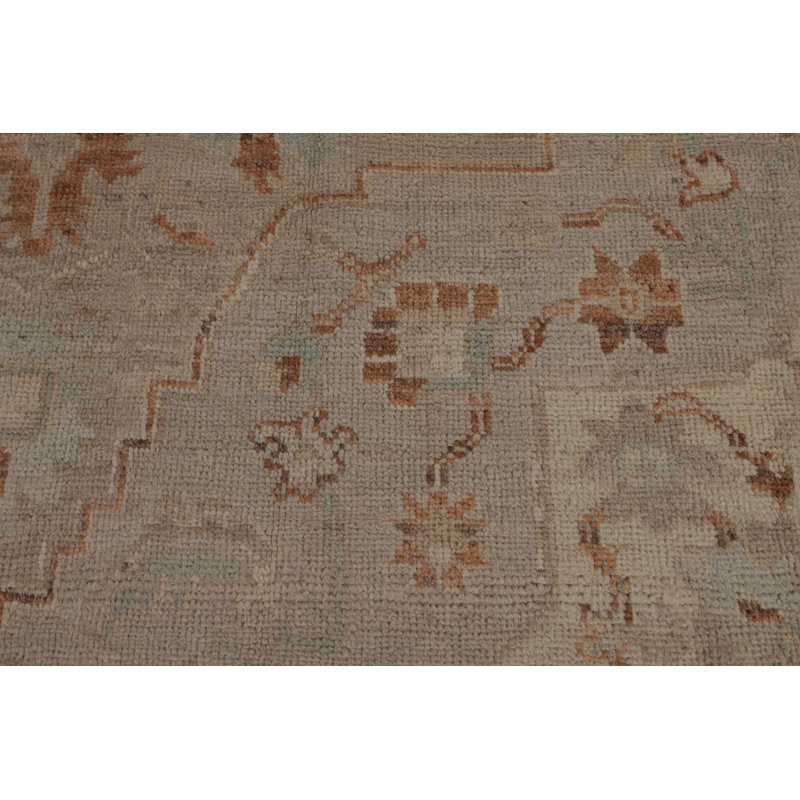 Vegetable Dye Oushak Turkish Area Rug 6x9