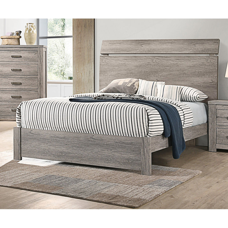Grand lit simple simple et moderne 1pc