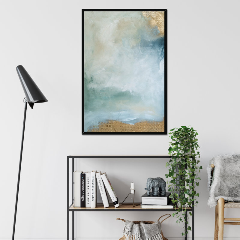 Imprint III by Julia Contacessi - Painting, Black Framed Paper Print, 95cm H x 65cm W