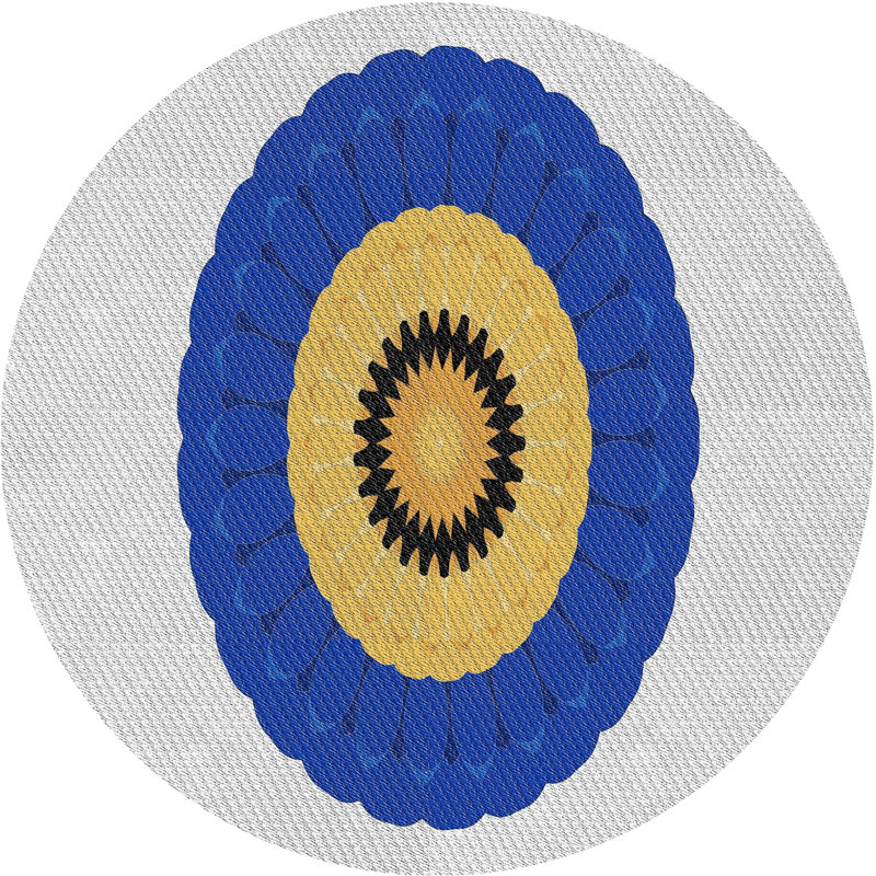 Indoor Rug, Round 7'