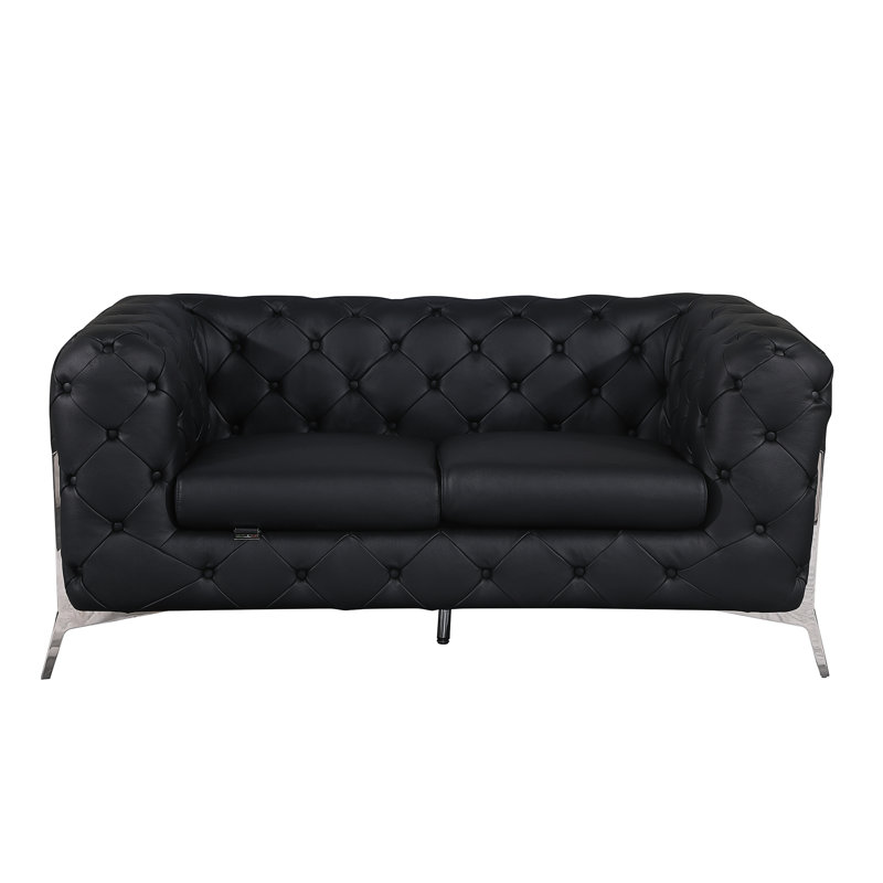 Causeuse en cuir 100% italien Global United