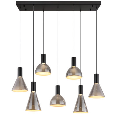 Nassiah 1 - Light Matte Black LED Pendant
