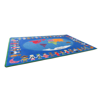 Bellville Rectangle Geometric Nylon Rug