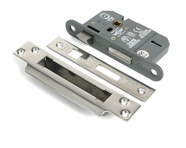 Lever BS Sash Lock, Polished Chrome